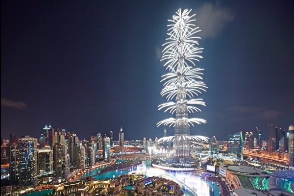 Burj Khalifa fireworks